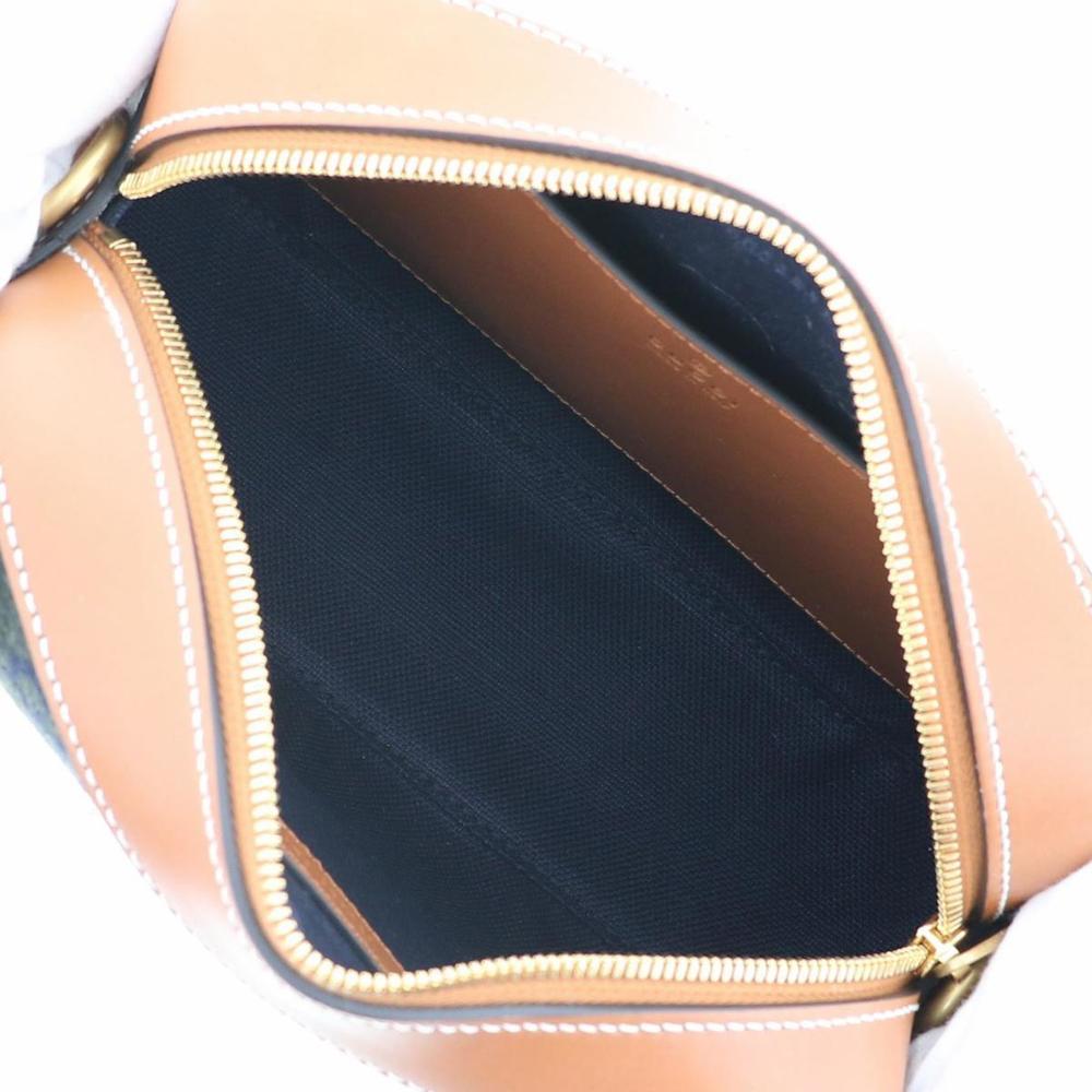 Gucci Script Brown Leather Messenger Shoulder Bag… - image 6